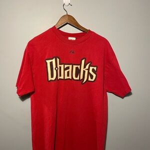 Majestic D-backs Red T-Shirt